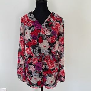 Dynamite floral romper